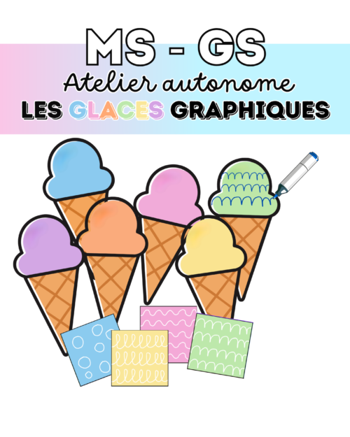 Les glaces graphiques – Atelier autonome MS/GS