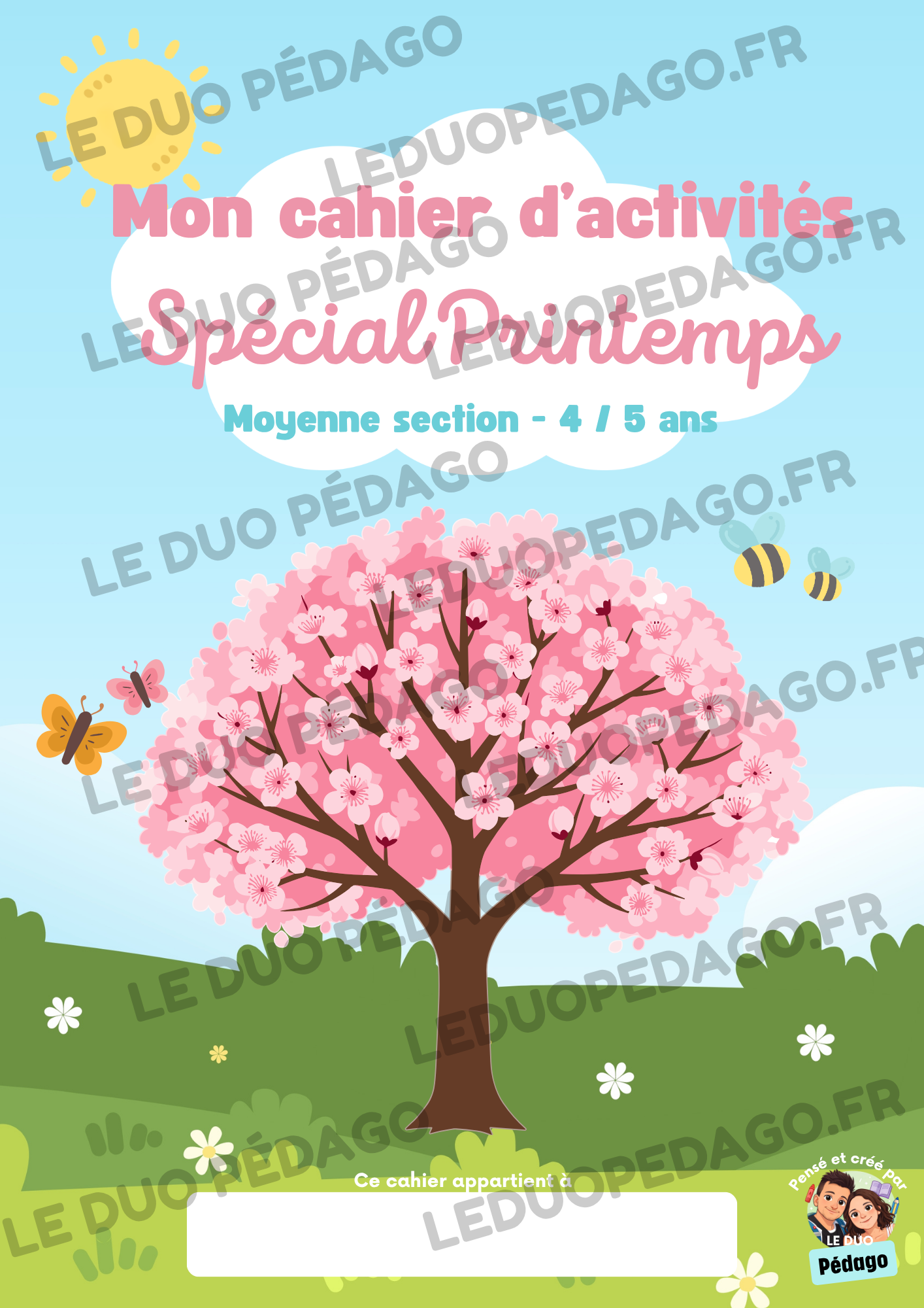 Mon cahier d'activités – Spécial Printemps | Moyenne Section (MS) – Image 3