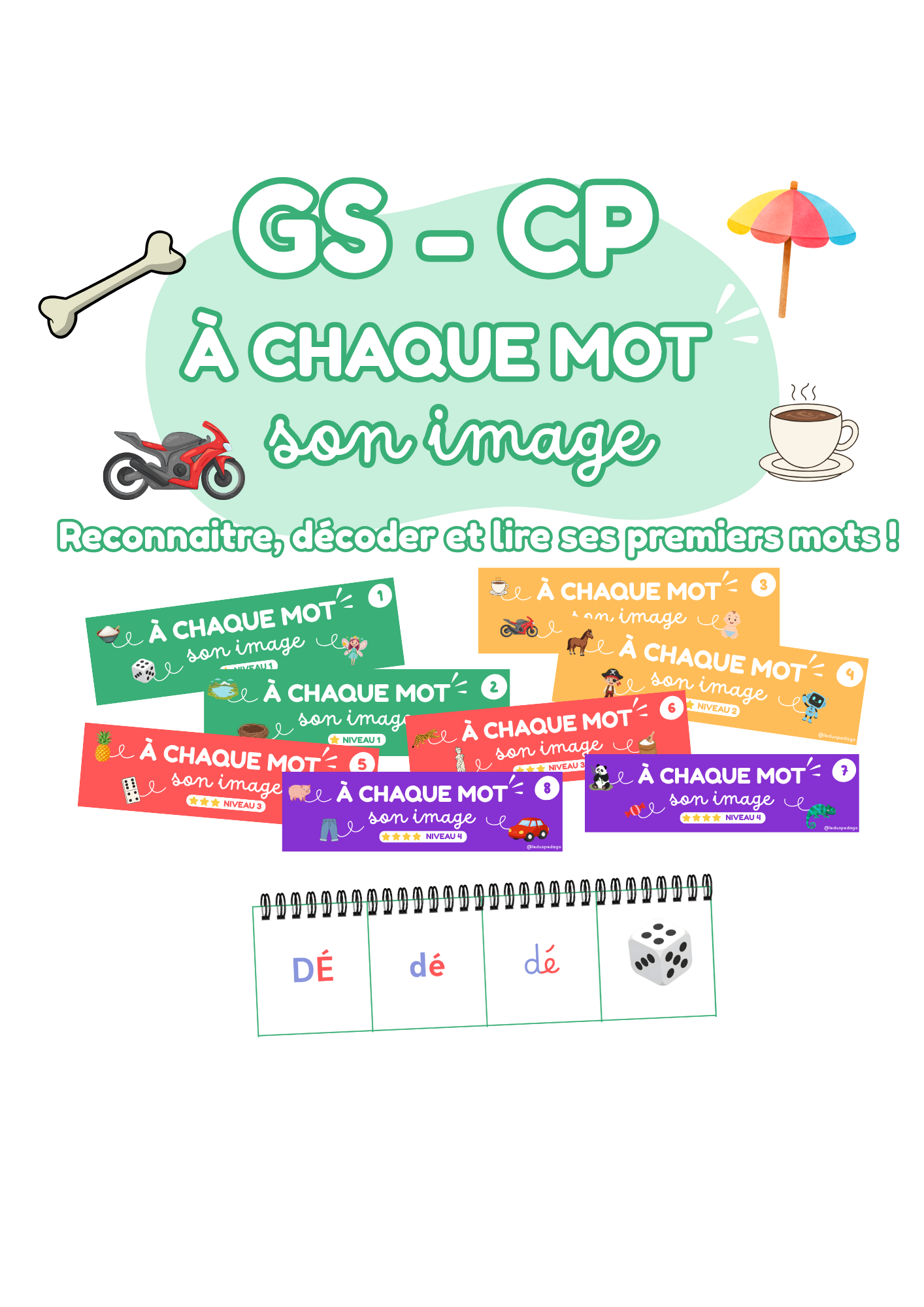 À chaque mot son image – Atelier autonome de lecture (GS – CP)