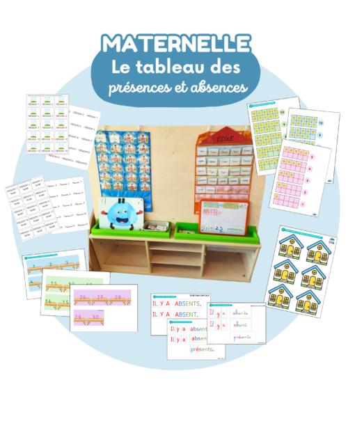 Tableau des présences et absences | Maternelle PS, MS, GS | Canva