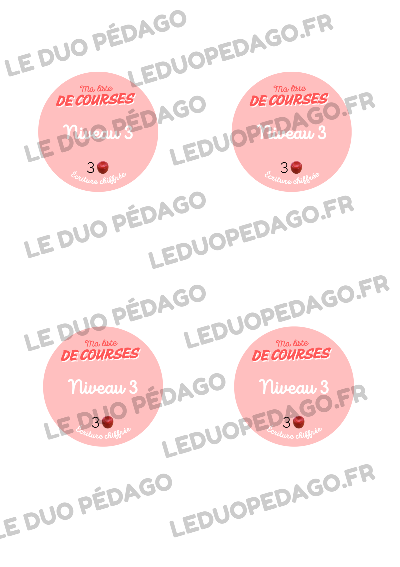 Le P'tit Marché – Atelier de mathématiques (PS) – Image 10