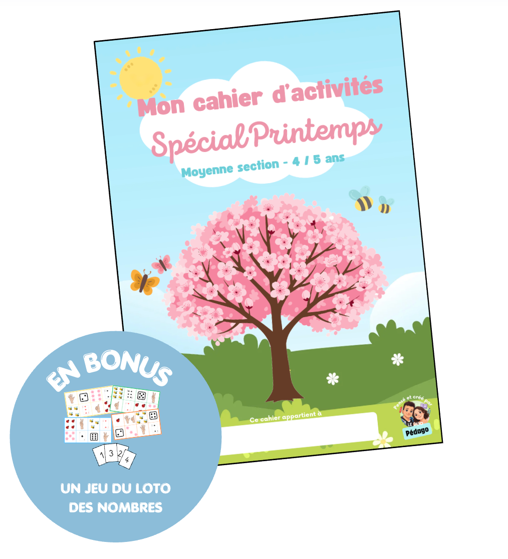 Mon cahier d'activités – Spécial Printemps | Moyenne Section (MS)