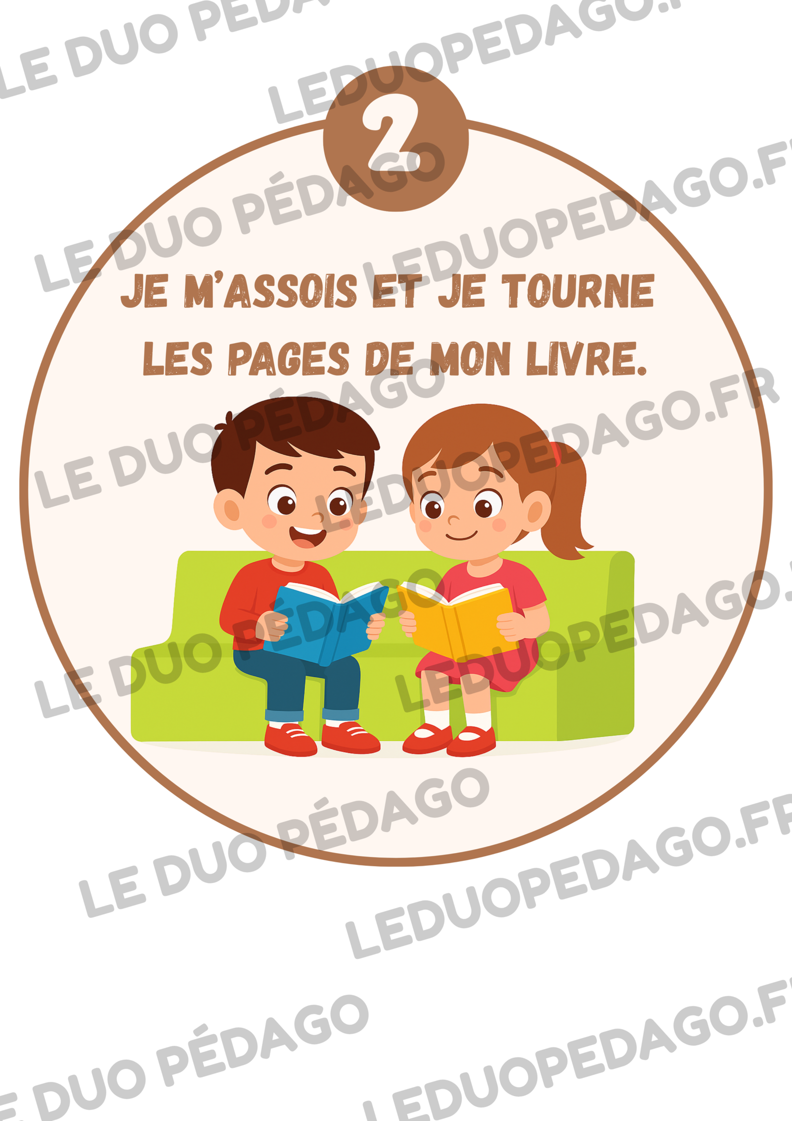Kit affichages coin bibliothèque maternelle | Coin lecture | PS, MS, GS – Image 15