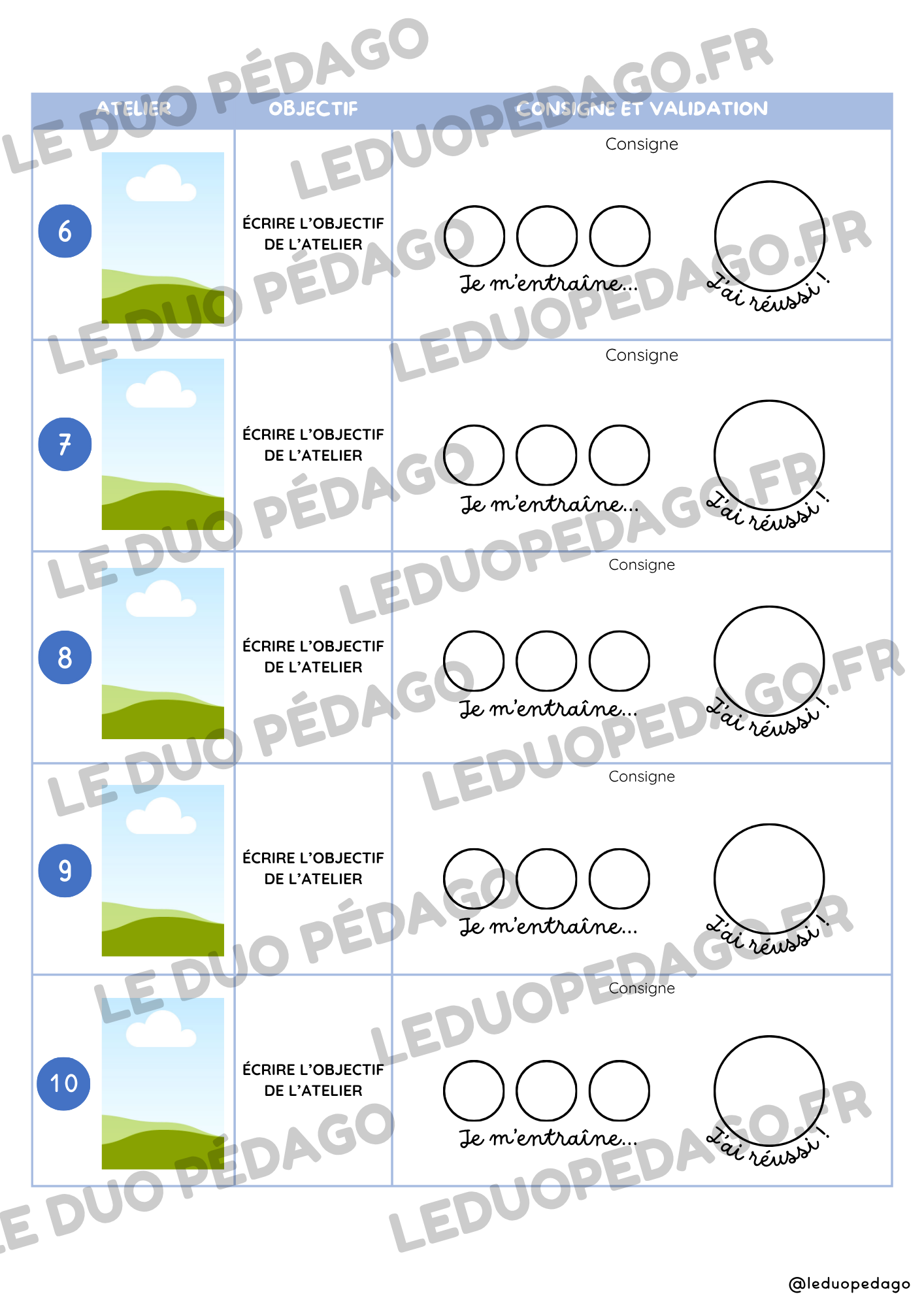 Mon livret d'activités autonomes – Modèle Canva modifiable - PS MS GS – Image 4