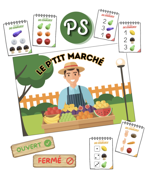 Le P'tit Marché – Atelier de mathématiques (PS)