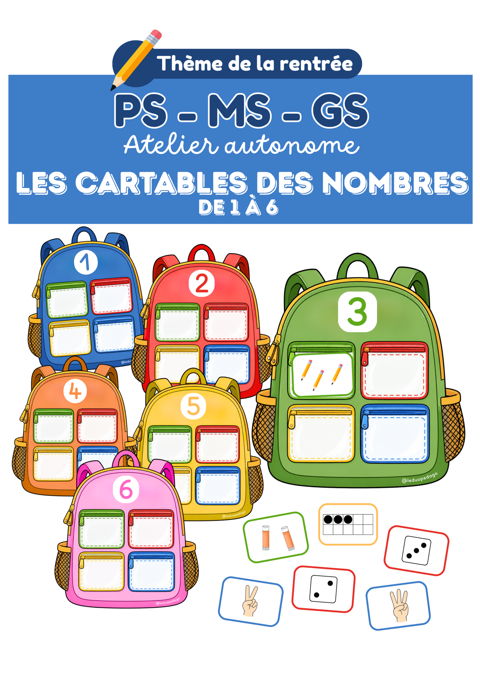 Les cartables des nombres