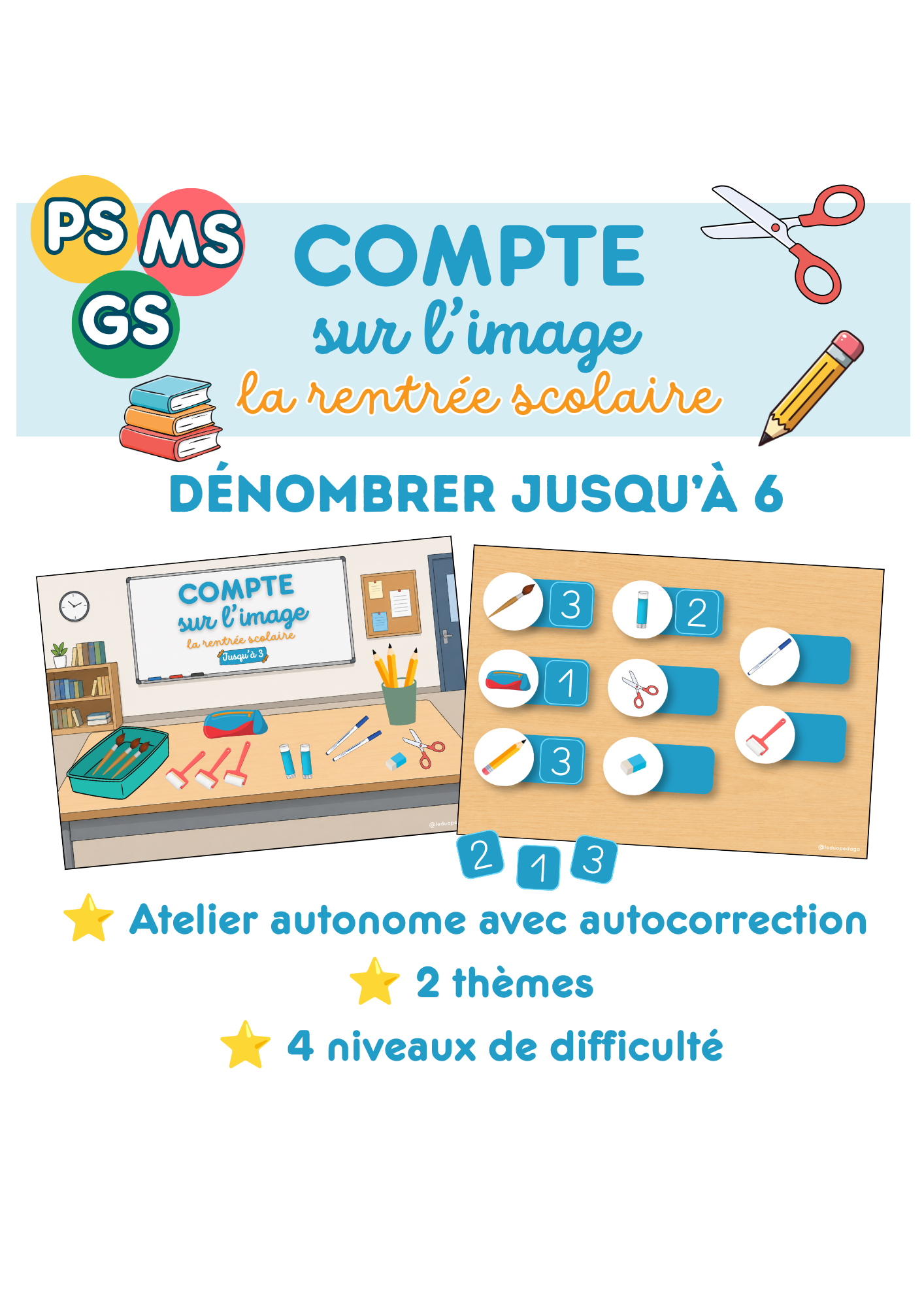 Compte sur l'image