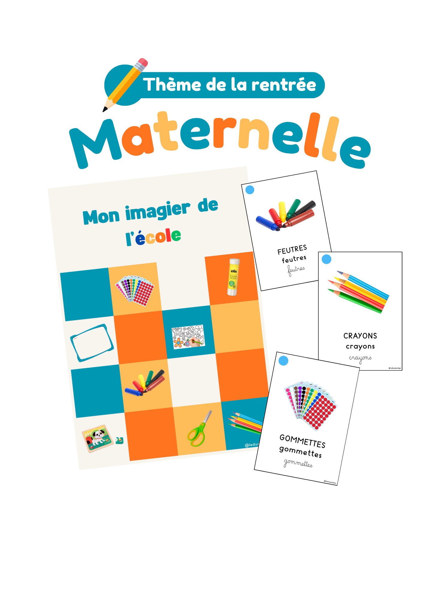 Mon imagier de l’école – Maternelle