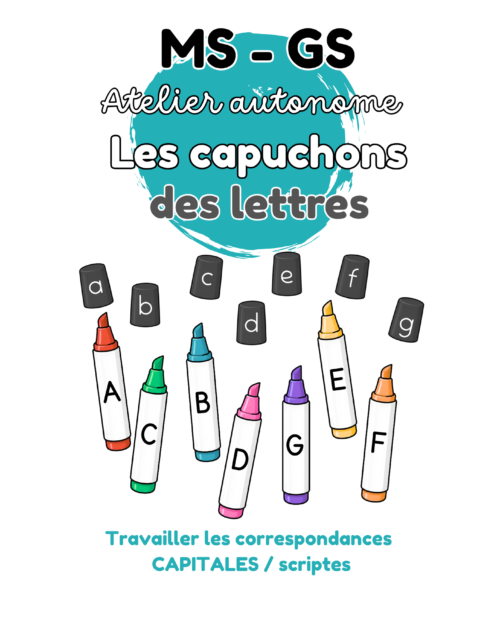 Les capuchons des lettres