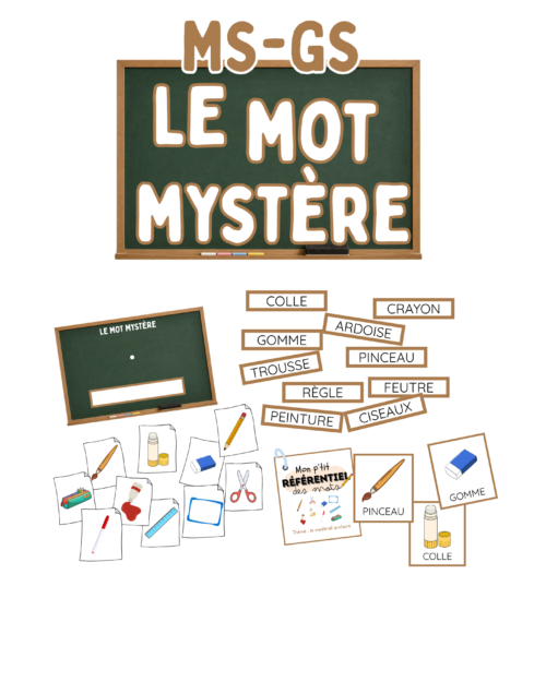 Le mot mystère - Matériel scolaire