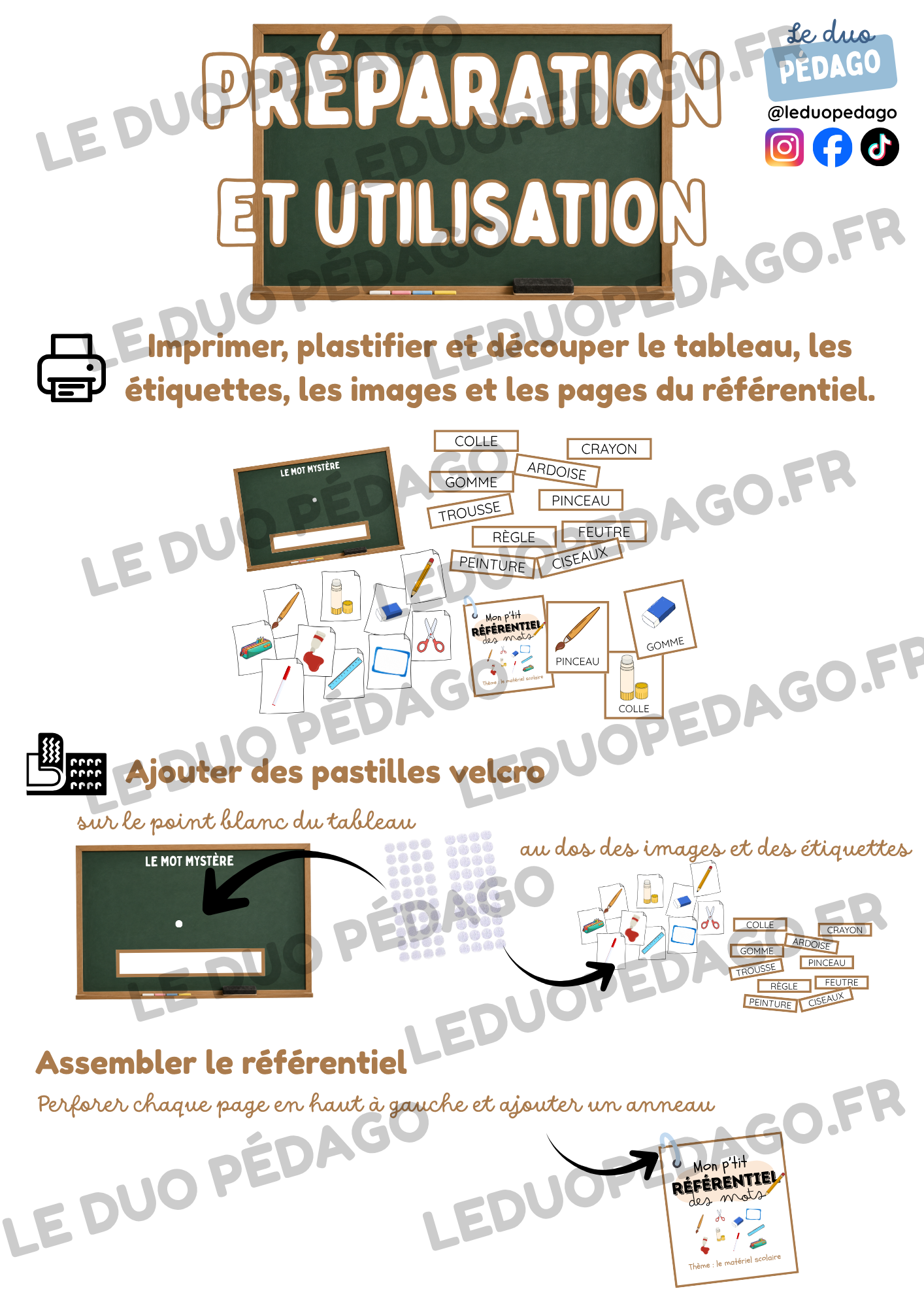 Le mot mystère - Matériel scolaire – Image 3