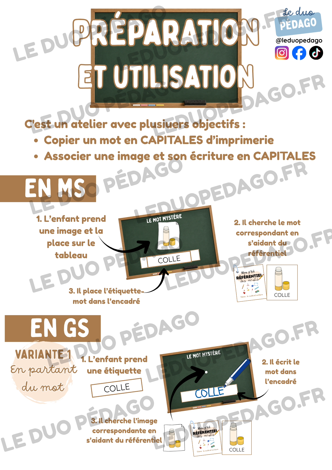 Le mot mystère - Matériel scolaire – Image 4