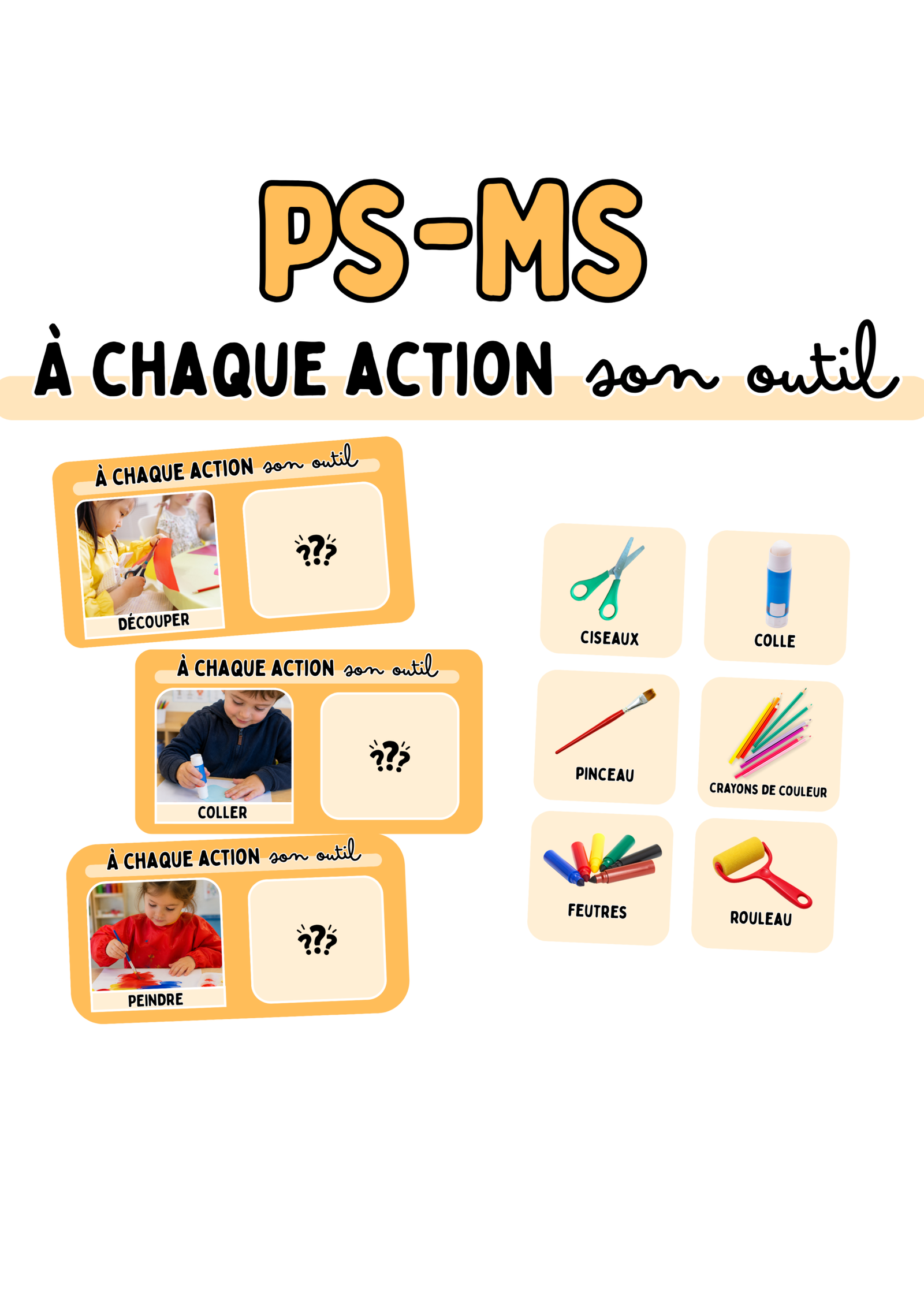 À chaque action, son outil – PS-MS