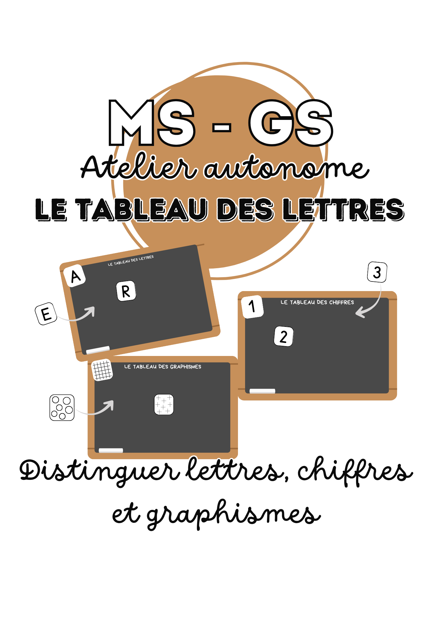 Le tableau des lettres – Atelier autonome MS-GS