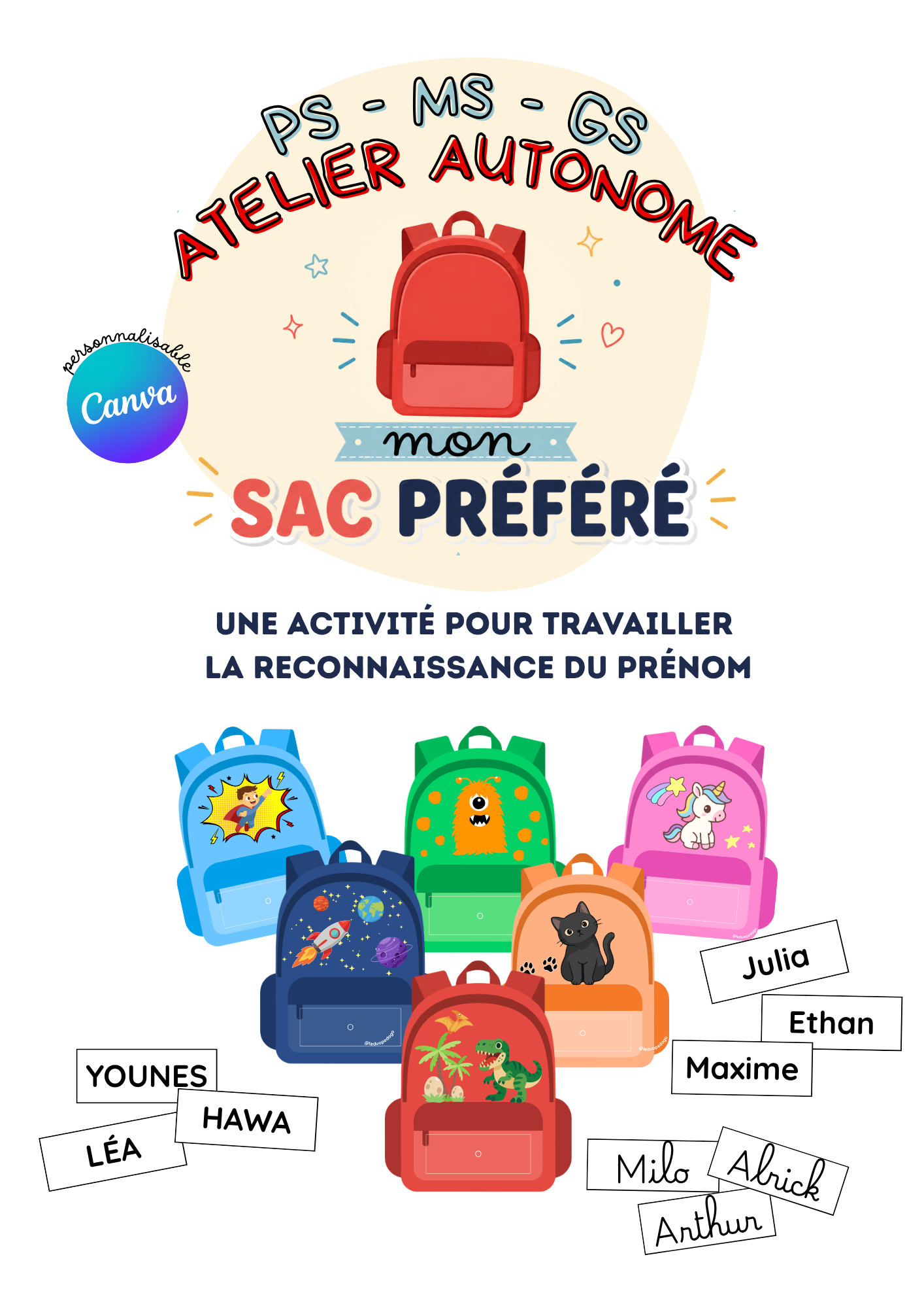 đ Mon sac prĂ©fĂ©rĂ© â Atelier autonome