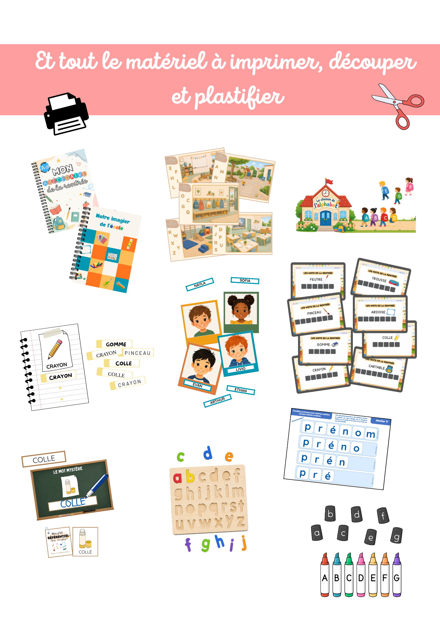 GS • Période 1 | Pack complet – Ateliers autonomes Langage écrit – Image 4